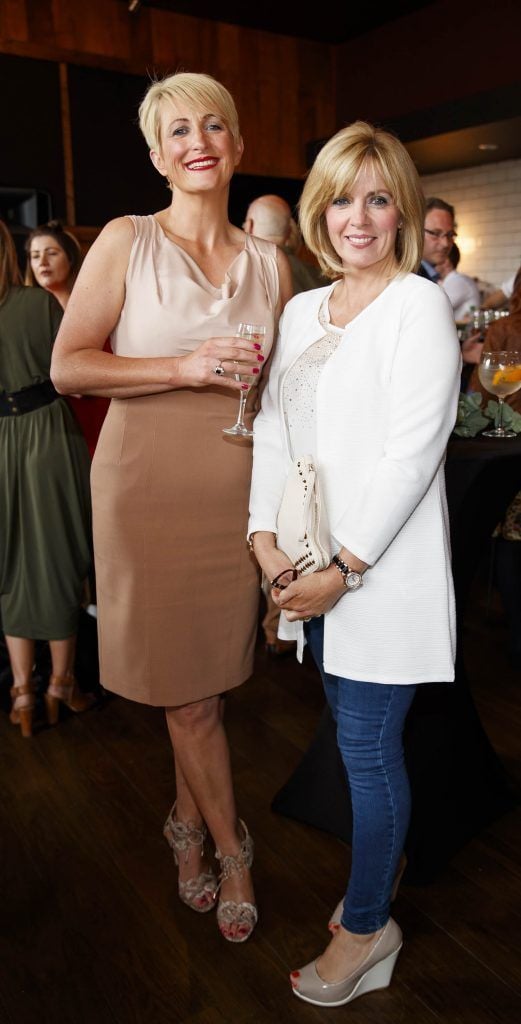 Michelle Kinsella and Lisa Prendergast pictured at an event in the D Hotel to celebrate the dual launch of their new stylish bar, The Hops and classic Italian restaurant, Il Ponte. Picture by Andres Poveda