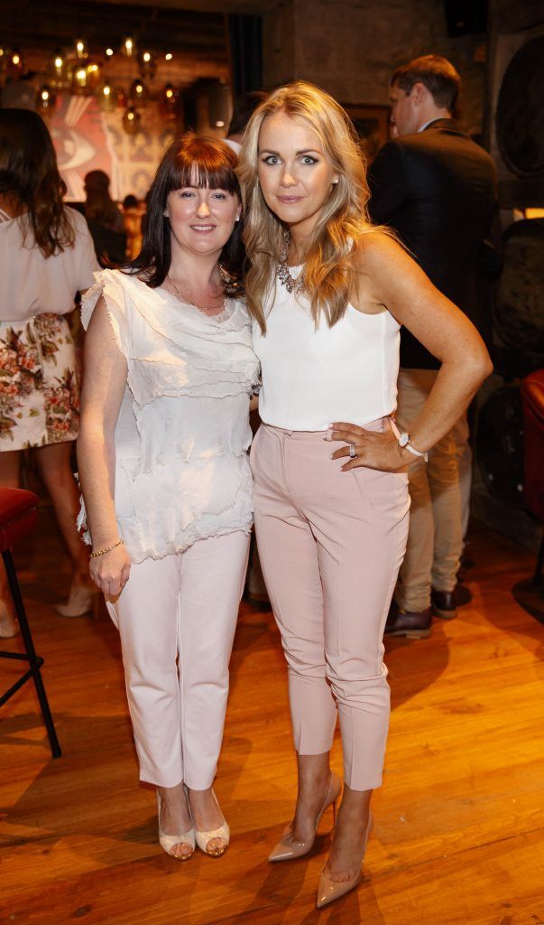 Donna Murtagh and Eileen Loughlan pictured at an event in the D Hotel to celebrate the dual launch of their new stylish bar, The Hops and classic Italian restaurant, Il Ponte. Picture by Andres Poveda