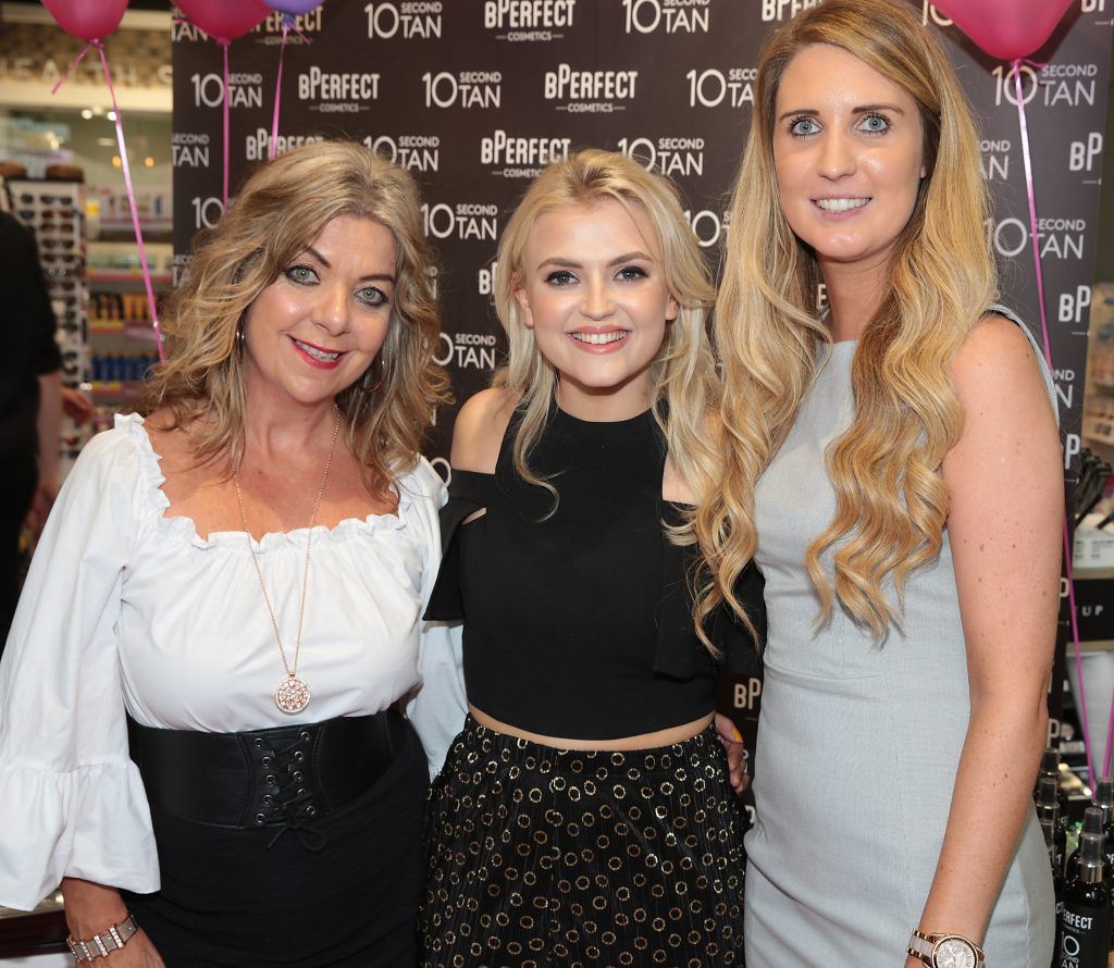 Lucy Fallon aka Bethany Platt in Coronation Street as she launched BPerfect Cosmetics Semi Permanent Brows and 10 Second Tan at McCabes Pharmacy in Dundrum Town Centre, Dublin. Picture by Brian McEvoy