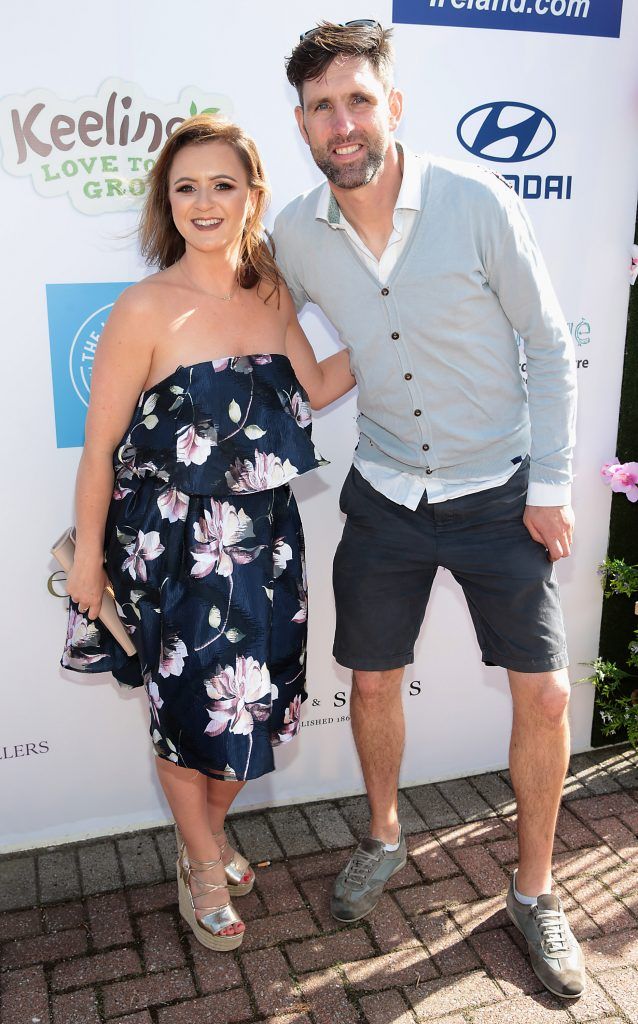 Rachel Wright and Paul Harvey Fiona Fitzsimons and Darren Warren at the June Party in the Park at the Phoenix Park Polo Club to raise funds for the Irish Motor Neurone Disease Association. Picture by Brian McEvoy