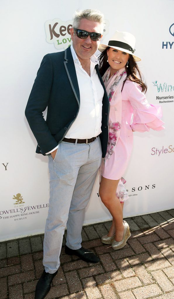 Stephen Kelly and Marie Louise Healy Fiona Fitzsimons and Darren Warren at the June Party in the Park at the Phoenix Park Polo Club to raise funds for the Irish Motor Neurone Disease Association. Picture by Brian McEvoy