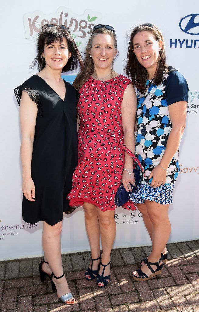 Anne Belton, Anne Maria Scanlon and Victoria Jones Fiona Fitzsimons and Darren Warren at the June Party in the Park at the Phoenix Park Polo Club to raise funds for the Irish Motor Neurone Disease Association. Picture by Brian McEvoy