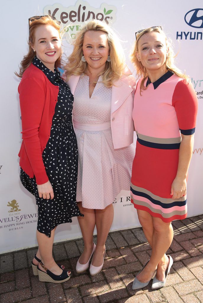 Ali Delahunty, Allison Quinn and Roisin Gowan Fiona Fitzsimons and Darren Warren at the June Party in the Park at the Phoenix Park Polo Club to raise funds for the Irish Motor Neurone Disease Association. Picture by Brian McEvoy