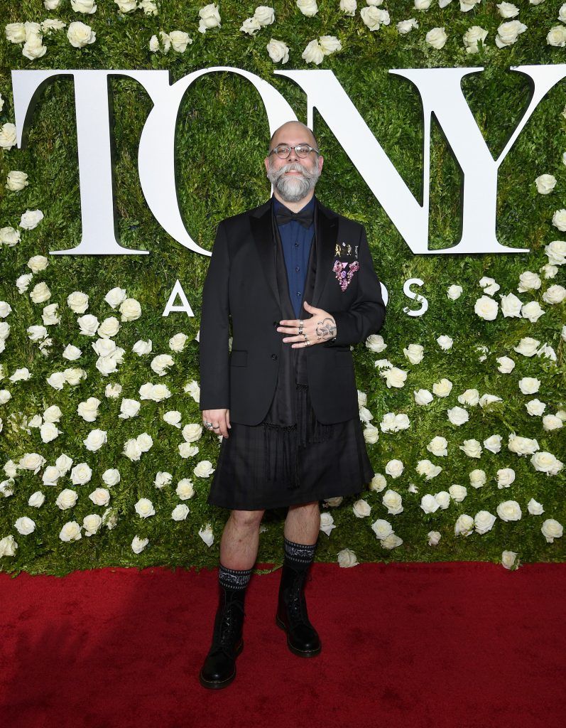 Costume designer David Zinn attends the 2017 Tony Awards at Radio City Music Hall on June 11, 2017 in New York City.  (Photo by Dimitrios Kambouris/Getty Images for Tony Awards Productions)