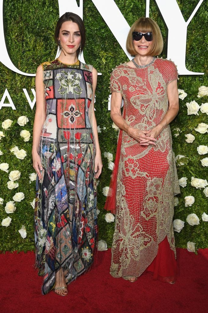 Bee Shaffer (L) and Anna Wintour attend the 2017 Tony Awards at Radio City Music Hall on June 11, 2017 in New York City.  (Photo by Dimitrios Kambouris/Getty Images for Tony Awards Productions)
