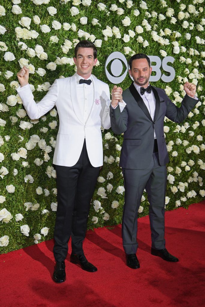 John Mulaney (L) and Nick Kroll attend the 2017 Tony Awards at Radio City Music Hall on June 11, 2017 in New York City.  (Photo by Dimitrios Kambouris/Getty Images for Tony Awards Productions)