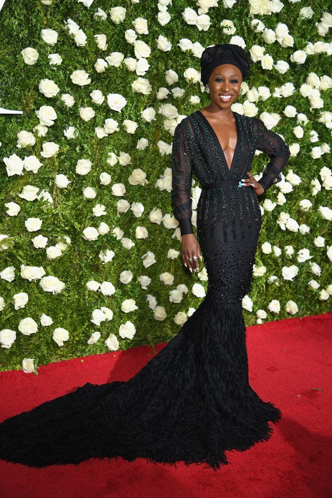 Cynthia Erivo attends the 2017 Tony Awards at Radio City Music Hall on June 11, 2017 in New York City.  (Photo by Dimitrios Kambouris/Getty Images for Tony Awards Productions)
