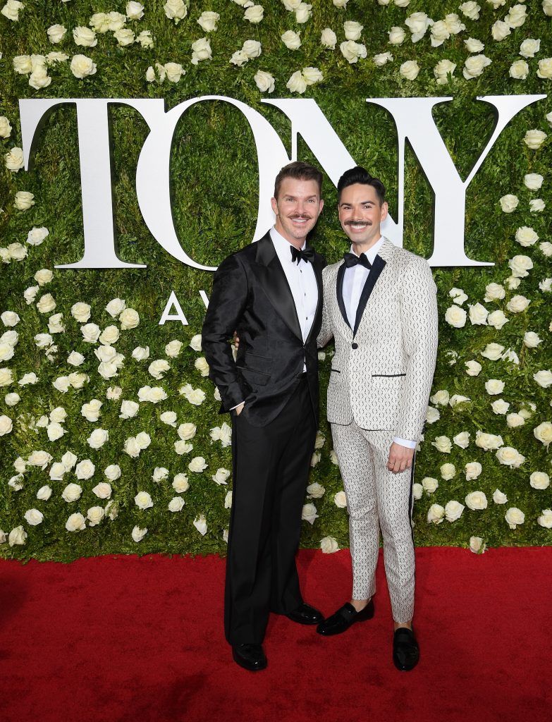 Denis Jones and Michael Strassheim attend the 2017 Tony Awards at Radio City Music Hall on June 11, 2017 in New York City.  (Photo by Dimitrios Kambouris/Getty Images for Tony Awards Productions)