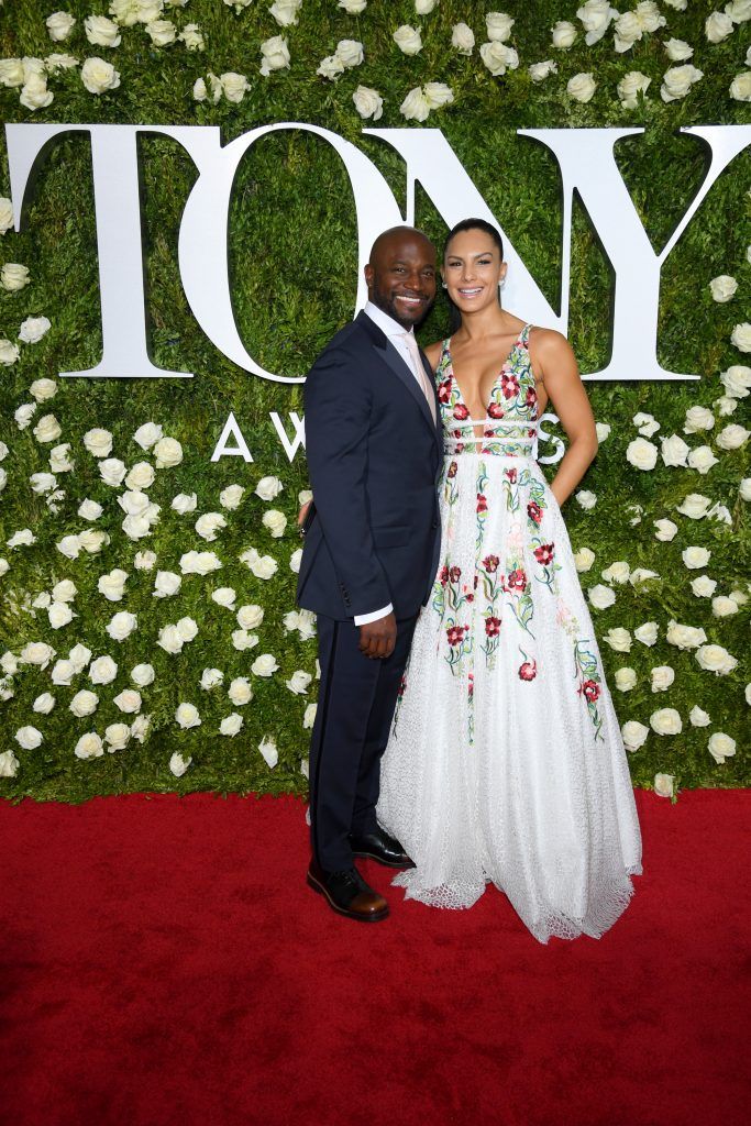 Taye Diggs and Amanza Smith Brown attend the 2017 Tony Awards at Radio City Music Hall on June 11, 2017 in New York City.  (Photo by Dimitrios Kambouris/Getty Images for Tony Awards Productions)