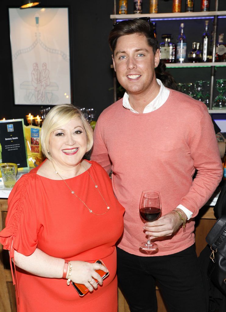 Carmel Breheny and Alec Ward at the launch of the M&S Mediterranean inspired Spirit of Summer Food and Drink Collection at The Woollen Mills Rooftop Terrace, Dublin 1 (13th June 2017). The event was attended by 60 of Ireland's well known foodies and influencers. Photo by Kieran Harnett #SUMMER17MANDS