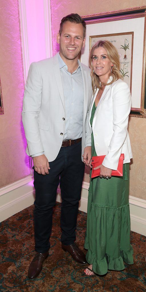 Gavin Barry and Laura Barry pictured at the Respect Summer Lunch in the Intercontinental Hotel in Ballsbridge, Dublin. Picture by Brian McEvoy