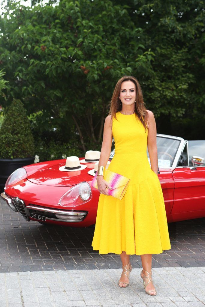 Pictured is Lorraine Keane as over 300 invited guests gathered at the five-star InterContinental Dublin in Ballsbridge for a La Dolce Vita-themed midsummer garden party, 15/06/17. Photograph: Leon Farrell / Photocall Ireland
