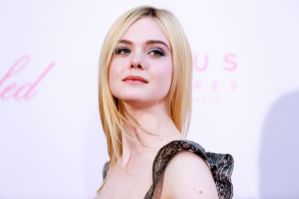 Actor Elle Fanning attends the premiere of Focus Features' "The Beguiled" at Directors Guild Of America on June 12, 2017 in Los Angeles, California.  (Photo by Rich Fury/Getty Images)