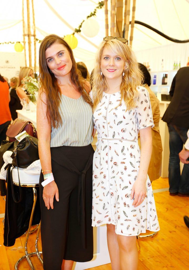 Pictured are (LtoR) Kate Gleeson and Laurie Kelly at Taste 2017 taking place in the Iveagh Gardens, Dublin. The event features the best of the Irish food and drink scene over four days, with more than 35,000 people attending. Photo: Sasko Lazarov/Photocall Ireland