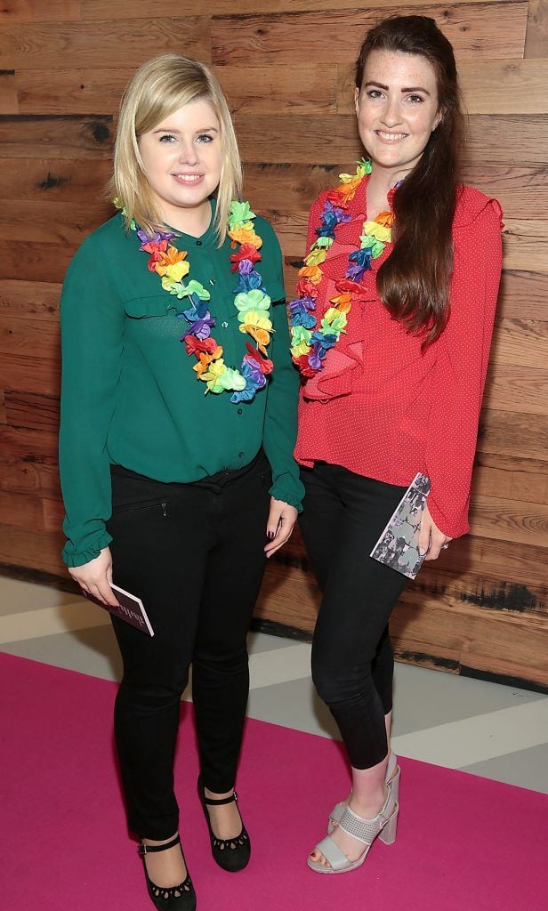 Karina Dooley and Emily Kielthy at the GAZE LGBT Film Festival special 25th anniversary programme launch hosted by lead sponsor Accenture at The Dock, Dublin. Picture by Brian McEvoy