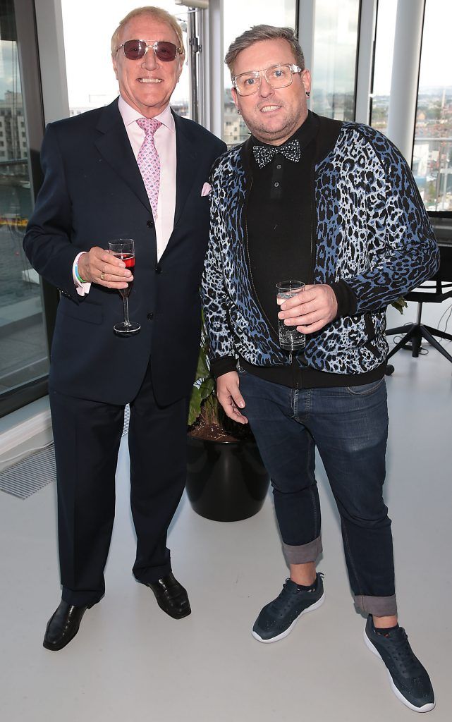 John Pickering and Noel Sutton at the GAZE LGBT Film Festival special 25th anniversary programme launch hosted by lead sponsor Accenture at The Dock, Dublin. Picture by Brian McEvoy