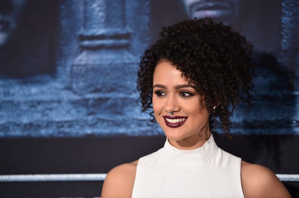 Nathalie Emmanuel attends the premiere of HBO's "Game Of Thrones" Season 6 at TCL Chinese Theatre on April 10, 2016 in Hollywood, California.  (Photo by Alberto E. Rodriguez/Getty Images)