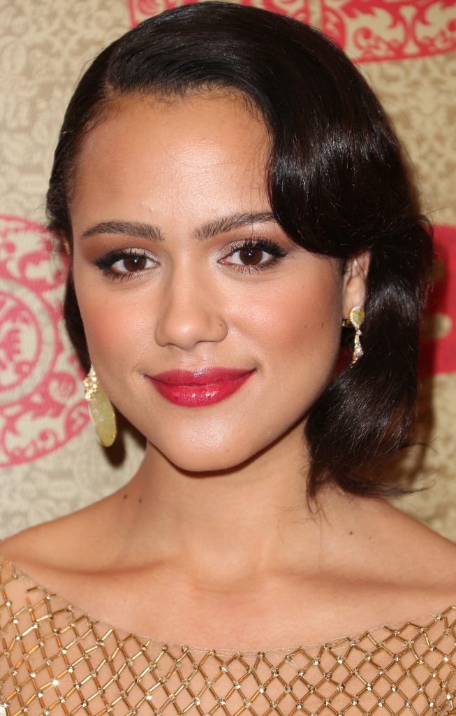 Nathalie Emmanuel attends HBO's Post 2014 Golden Globe Awards Party held at Circa 55 Restaurant on January 12, 2014 in Los Angeles, California.  (Photo by Frederick M. Brown/Getty Images)