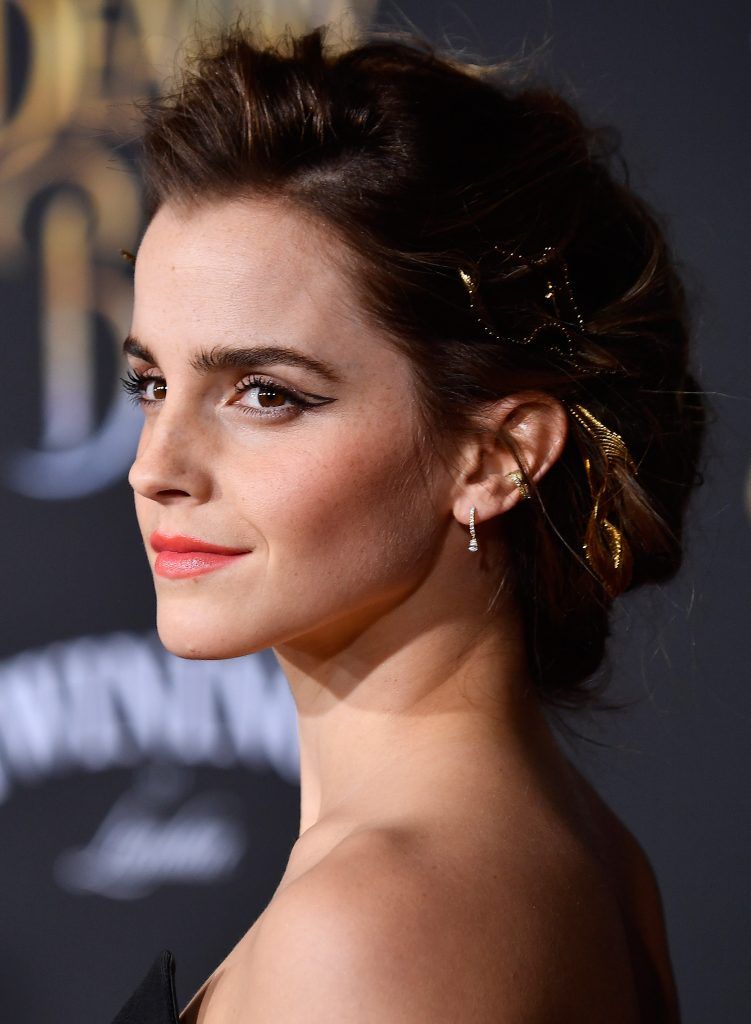 Emma Watson attends Disney's 'Beauty and the Beast' premiere at El Capitan Theatre on March 2, 2017 in Los Angeles, California.  (Photo by Frazer Harrison/Getty Images)