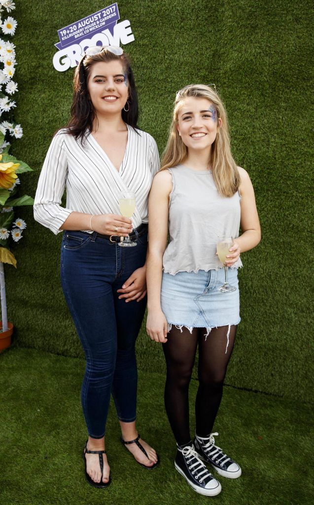 Shannon Hayes and Holy Robinson pictured at the launch of the Groove Festival 2017 brought to you by Energia, taking place at Killruddery House & Gardens, Co Wicklow on August 19th and 20th 2017. Picture by Andres Poveda