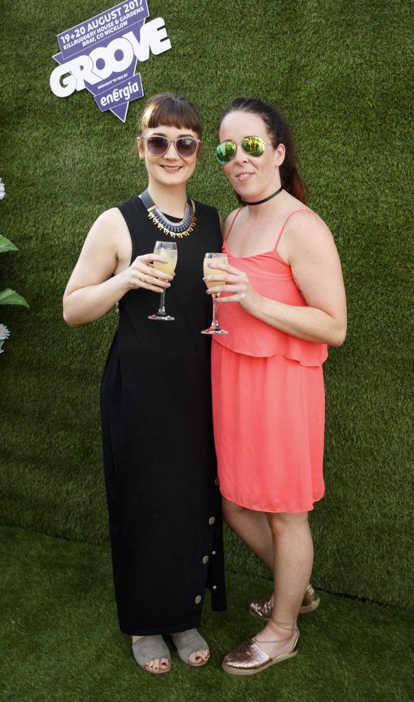 Sharon Gray and Aisling Earley pictured at the launch of the Groove Festival 2017 brought to you by Energia, taking place at Killruddery House & Gardens, Co Wicklow on August 19th and 20th 2017. Picture by Andres Poveda