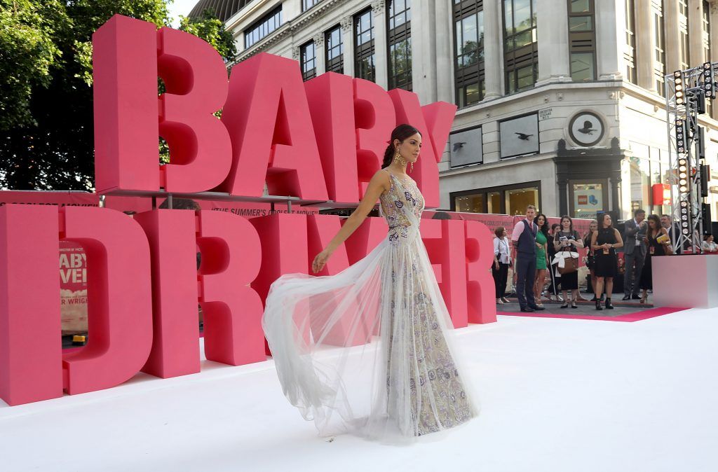 Eiza Gonzalez attends the European Premiere of Sony Pictures "Baby Driver" on June 21, 2017 in London, England.  (Photo by Tim P. Whitby/Getty Images for Sony Pictures )