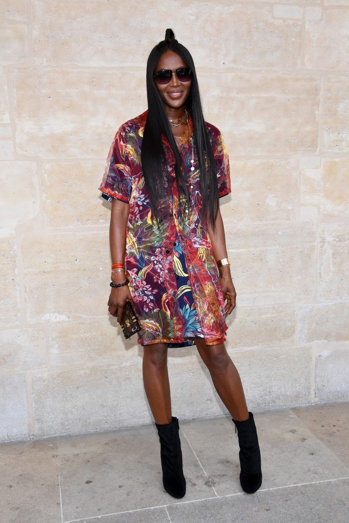 Naomi Campbell attends the Louis Vuitton Menswear Spring/Summer 2018 show as part of Paris Fashion Week on June 22, 2017 in Paris, France.  (Photo by Pascal Le Segretain/Getty Images)