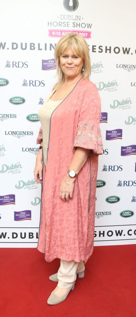 Penny Dix pictured in Weir & Sons on Grafton Street at the social launch of this year's Dublin Horse Show which takes place in the RDS from August 9 - 13th. Photo: Leon Farrell / Photocall Ireland
