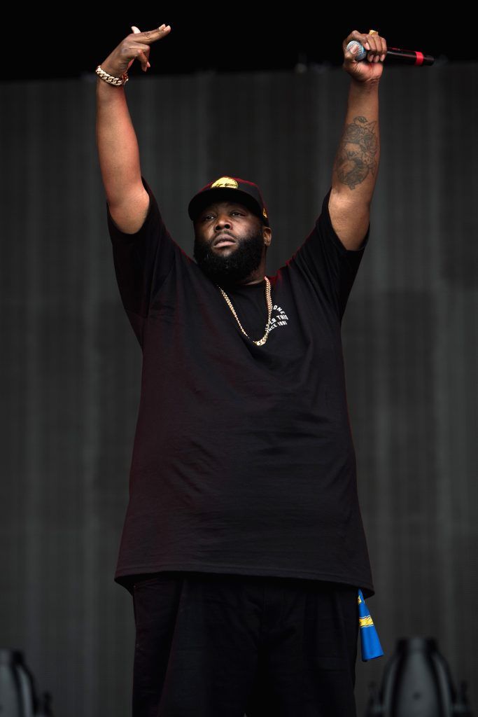 Killer Mike of Run the Jewels performs on day 3 of the Glastonbury Festival 2017 at Worthy Farm, Pilton on June 24, 2017 in Glastonbury, England.  (Photo by Ian Gavan/Getty Images)