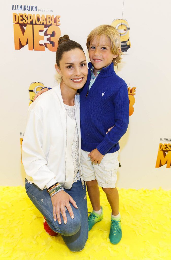 Alison Canivan and son James (6) pictured at the Universal Pictures Irish premiere screening of Despicable Me 3 at the Savoy Cinema, Dublin. Despicable Me 3 is in cinema across Ireland on Friday, June 30th. Picture Andres Poveda