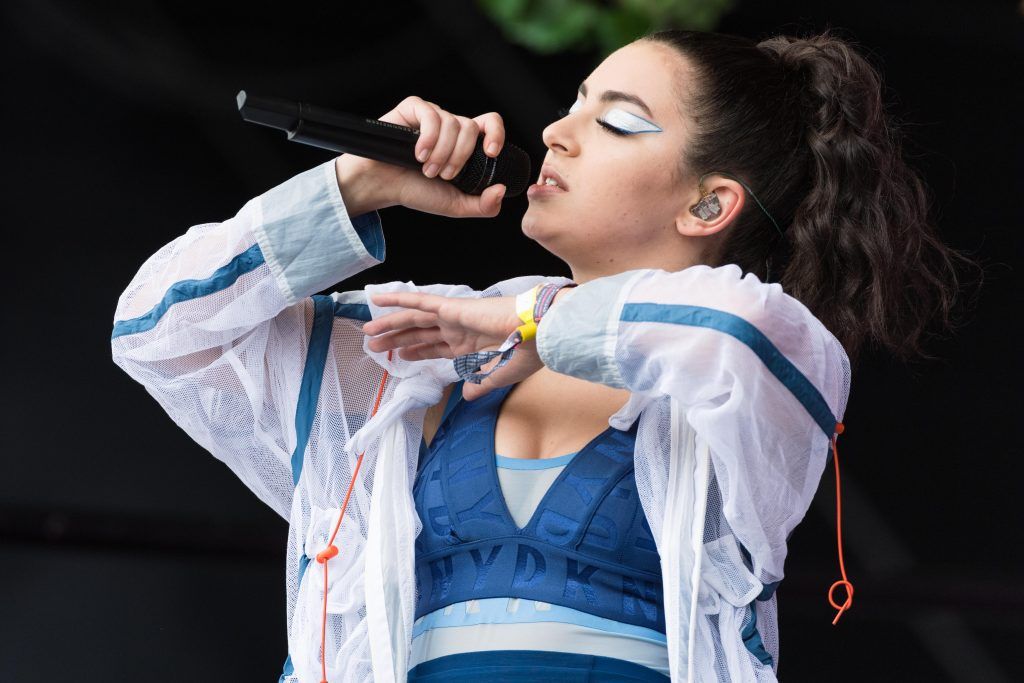 Charlie XCX performs on the Other Stage during day 2 of the Glastonbury Festival 2017 at Worthy Farm, Pilton on June 23, 2017 in Glastonbury, England.  (Photo by Ian Gavan/Getty Images)