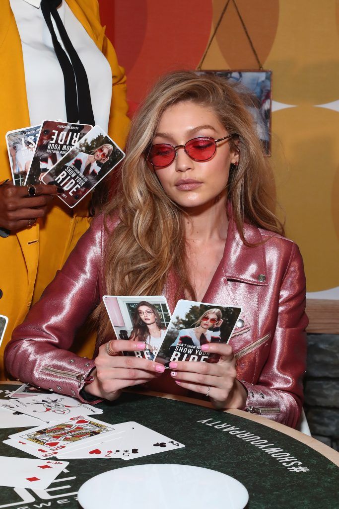 Gigi Hadid attends Gigi Hadid for Vogue Eyewear #ShowYourParty event at Industria Superstudio on June 27, 2017 in New York City.  (Photo by Astrid Stawiarz/Getty Images for Luxottica)