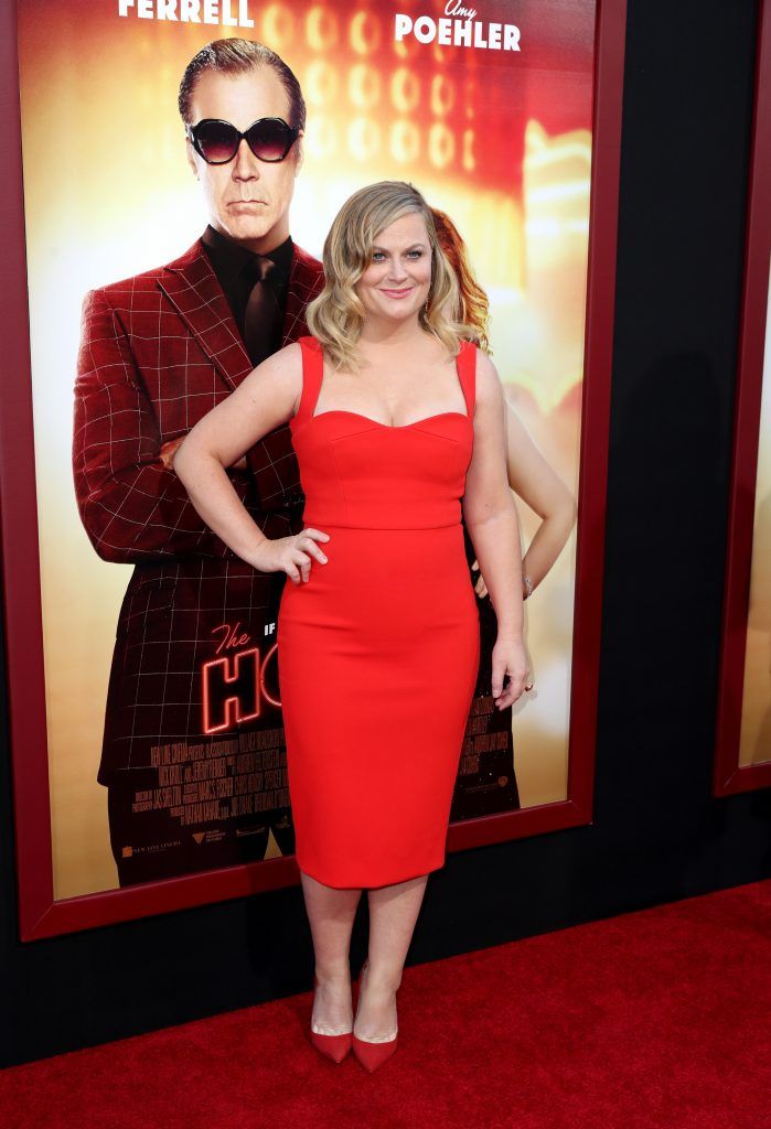 Actor Amy Poehler attends the premiere of Warner Bros. Pictures' "The House" at TCL Chinese Theatre on June 26, 2017 in Hollywood, California.  (Photo by Neilson Barnard/Getty Images)