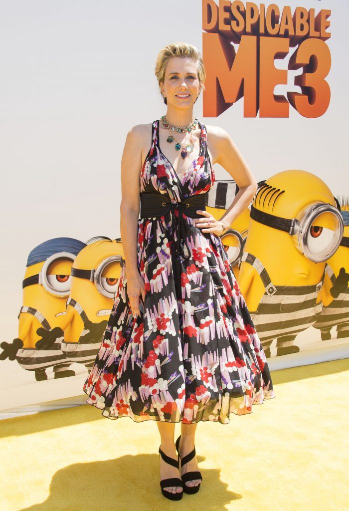 Actress Kristen Wiig attends the premiere of "Despicable Me 3" on June 24, 2017 in Los Angeles, California. (Photo by VALERIE MACON/AFP/Getty Images)