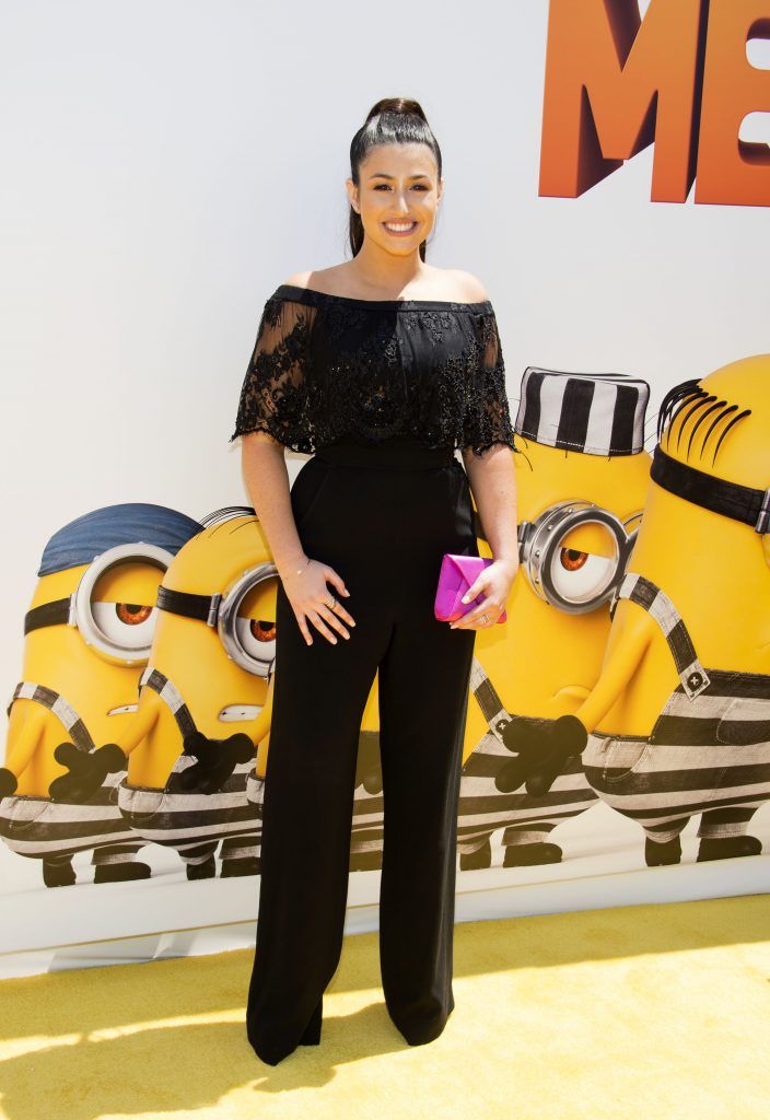 Actress Dana Gaier attends the premiere of "Despicable Me 3" on June 24, 2017 in Los Angeles, California.  (Photo by VALERIE MACON/AFP/Getty Images)