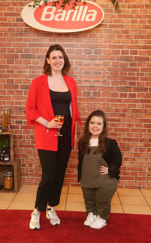 Pictured are Jeanne Sutton and Sinead Burke at the official opening of 'By Barilla', which took place on Saturday, July 29th at the Punchestown Music Festival in Naas, Co. Kildare. Photgraph: Leon Farrell / Photocall Ireland