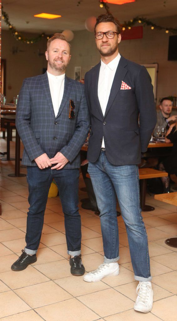 Pictured are Ciaran McGonagle and Federico Riezzo at the official opening of 'By Barilla', which took place on Saturday, July 29th at the Punchestown Music Festival in Naas, Co. Kildare. Photgraph: Leon Farrell / Photocall Ireland