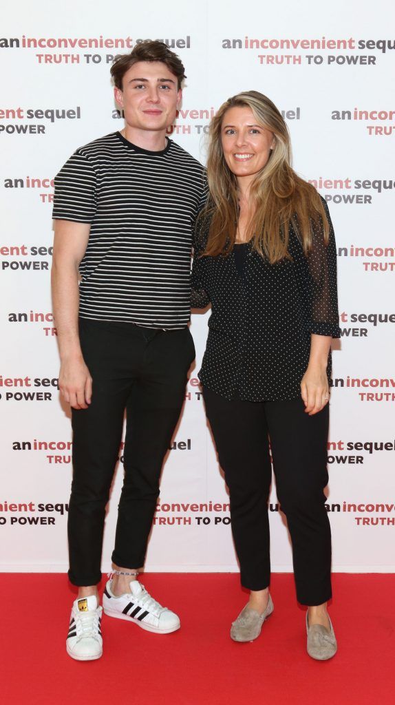 Gavin O'Leary and Louise O'Leary at the special preview screening of Al Gore's An Inconvenient Sequel: Truth to Power at The Lighthouse Cinema Dublin. Picture by Brian McEvoy