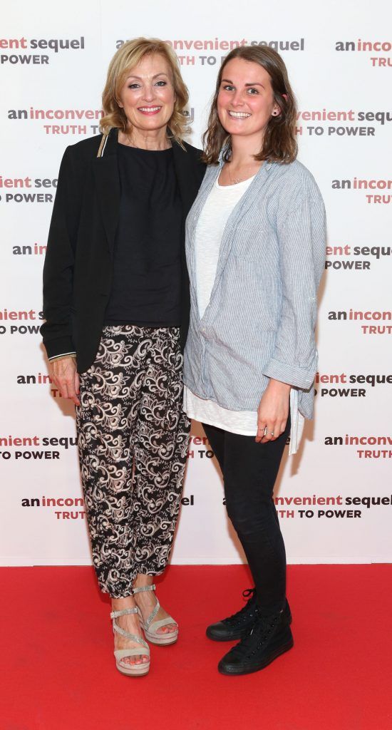 Mary Kennedy and Lucy Foster at the special preview screening of Al Gore's An Inconvenient Sequel: Truth to Power at The Lighthouse Cinema Dublin. Picture by Brian McEvoy