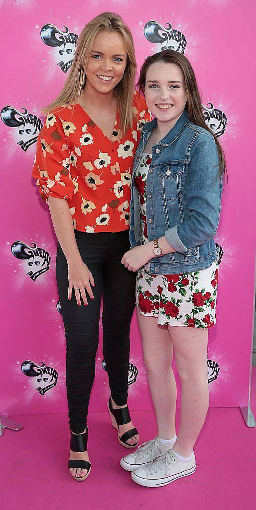 Kate Ryan and Aoife Wallace pictured at the opening night of Grease the musical at the Bord Gais Energy Theatre, Dublin. Picture by Brian McEvoy