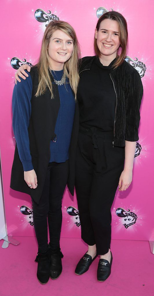 Lara Sutton and Jean Sutton pictured at the opening night of Grease the musical at the Bord Gais Energy Theatre, Dublin. Picture by Brian McEvoy