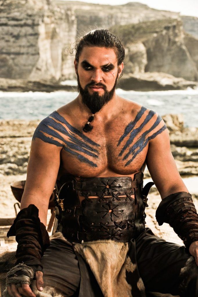 Jason Momoa as Khal Drogo (Photo courtesy of HBO)