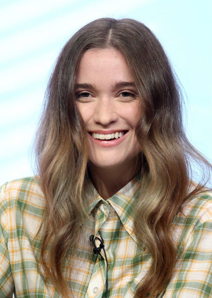Actor Alice Englert  speaks onstage during the Sundance TV portion of the 2017 Summer Television Critics Association Press Tour at The Beverly Hilton Hotel on July 29, 2017 in Beverly Hills, California.  (Photo by Tommaso Boddi/Getty Images for AMC)