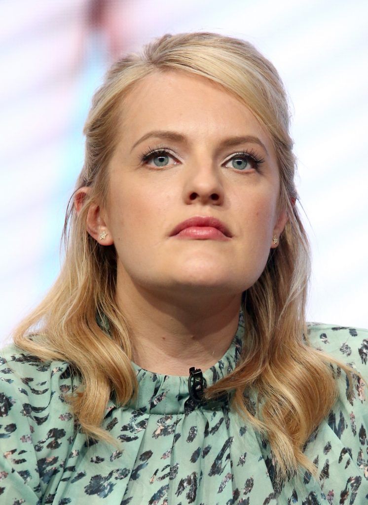 Actor Elisabeth Moss speaks onstage during the Sundance TV portion of the 2017 Summer Television Critics Association Press Tour at The Beverly Hilton Hotel on July 29, 2017 in Beverly Hills, California.  (Photo by Tommaso Boddi/Getty Images for AMC)