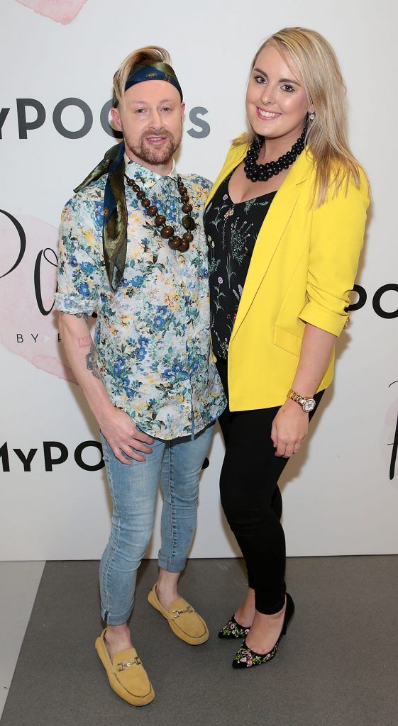 David Babington and Niamh Hester at the opening of Pippa O'Connor's POCO by Pippa Pop Up shop at Mahon Point Shopping Centre, Cork. Picture: Brian McEvoy