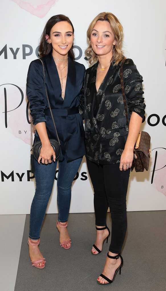 Niamh Doherty and Susannah O Connor at the opening of Pippa O'Connor's POCO by Pippa Pop Up shop at Mahon Point Shopping Centre, Cork. Picture: Brian McEvoy