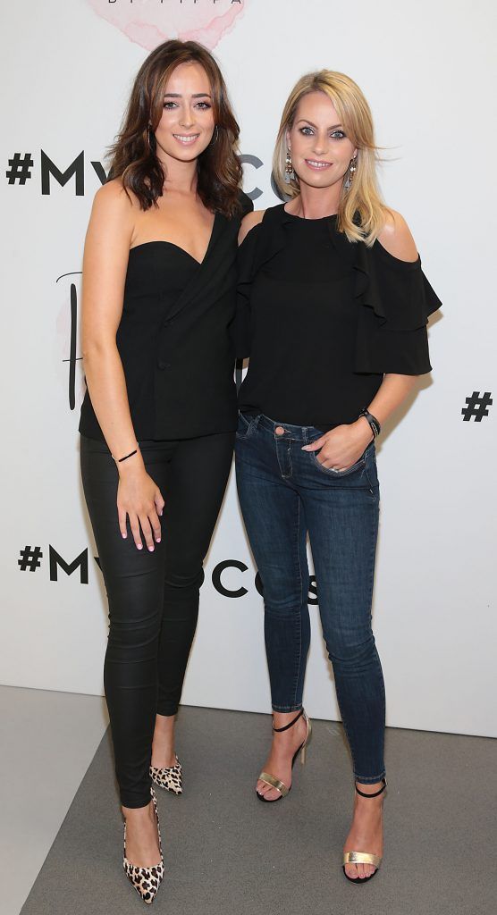 Laoise Moggan and Laura Warren Treacy at the opening of Pippa O'Connor's POCO by Pippa Pop Up shop at Mahon Point Shopping Centre, Cork. Picture: Brian McEvoy
