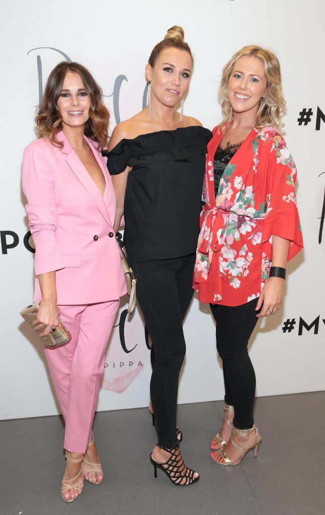 Carol Byrne, Leighann Gibbon and Jacqui Given at the opening of Pippa O'Connor's POCO by Pippa Pop Up shop at Mahon Point Shopping Centre, Cork. Picture: Brian McEvoy