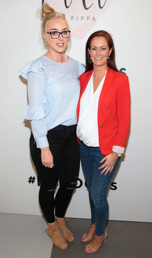 Kate O Shea and Christina Quirke at the opening of Pippa O'Connor's POCO by Pippa Pop Up shop at Mahon Point Shopping Centre, Cork. Picture: Brian McEvoy