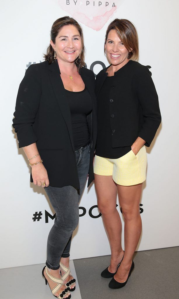 Grace Graham and Emily O Donoghue at the opening of Pippa O'Connor's POCO by Pippa Pop Up shop at Mahon Point Shopping Centre, Cork. Picture: Brian McEvoy
